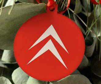 Baublechevronwhiteonred